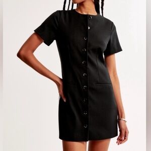 NTW The A&F Mara Short-Sleeve Vest Mini Dress